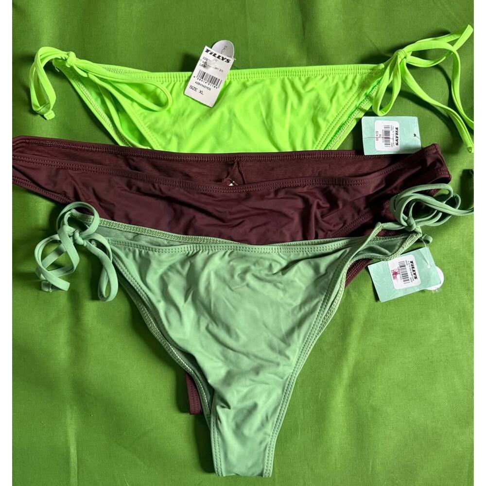 3 pack NEW Bikini Bottoms, XL